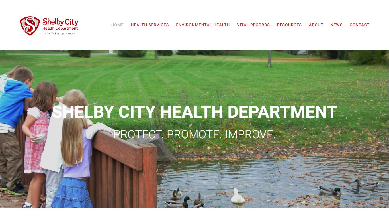 Shelby City Health Department | Live Healthy. Stay Healthy.